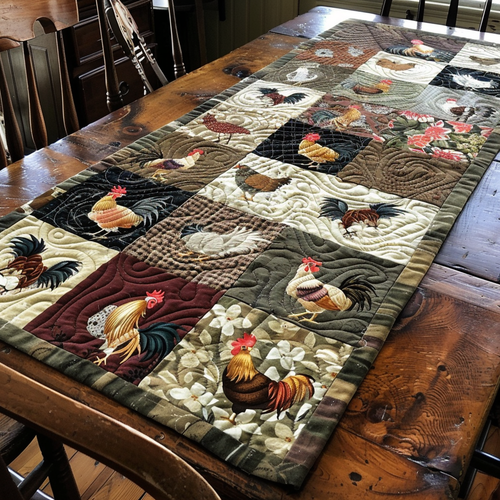 Feathered Friends Quilted Table Runner NCU0TH331
