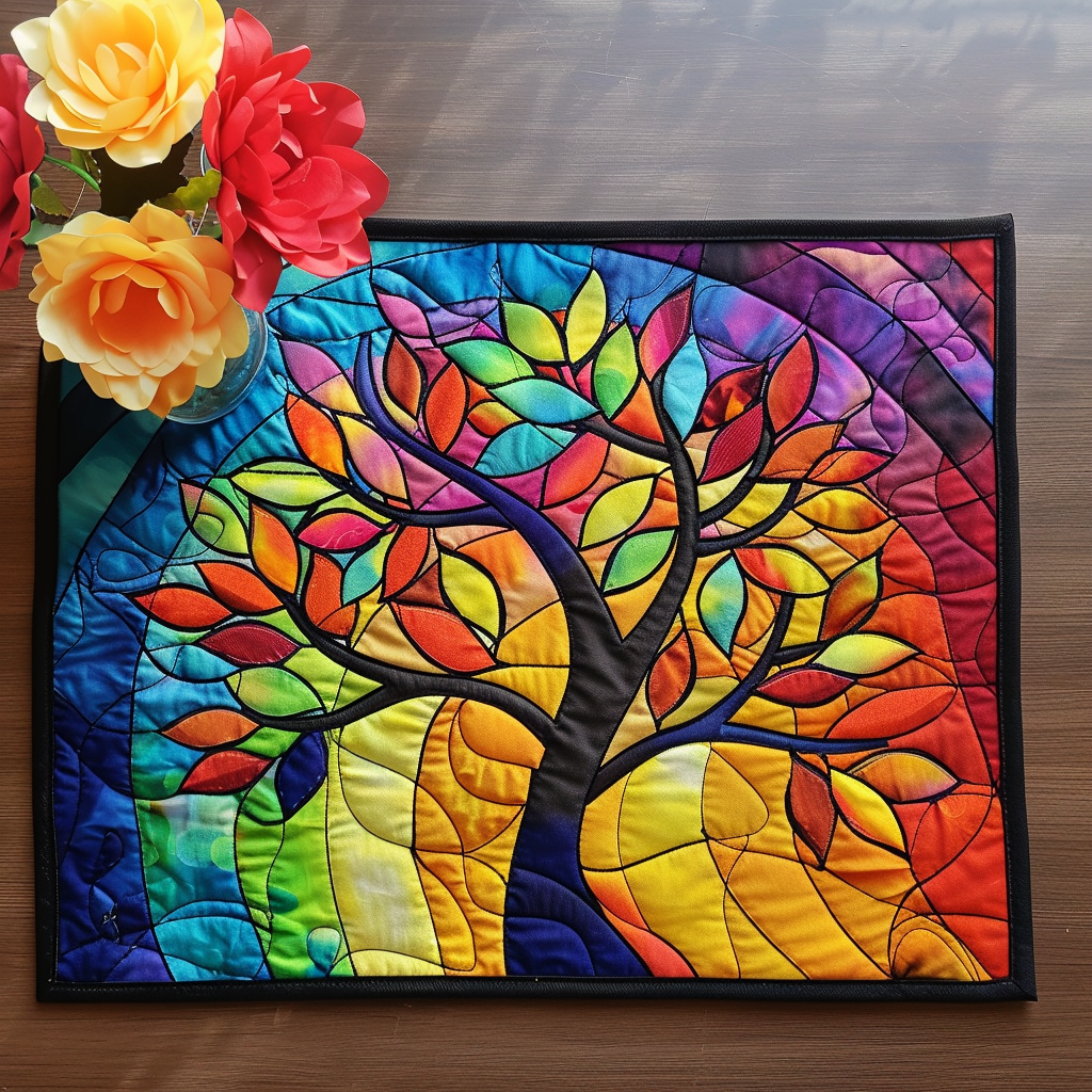 Irish Woodland Quilted Place Mat NCU0TL171