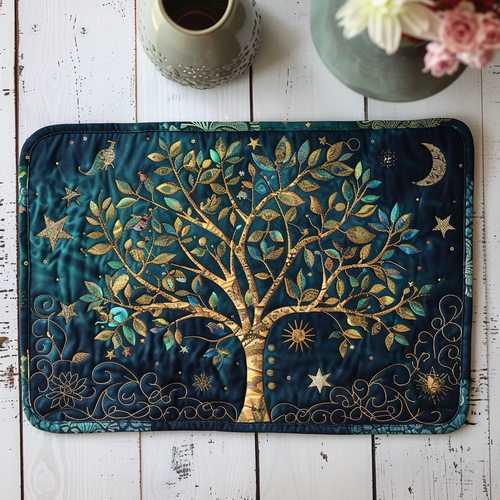 Shamrock Tree Quilted Place Mat NCU0TL170