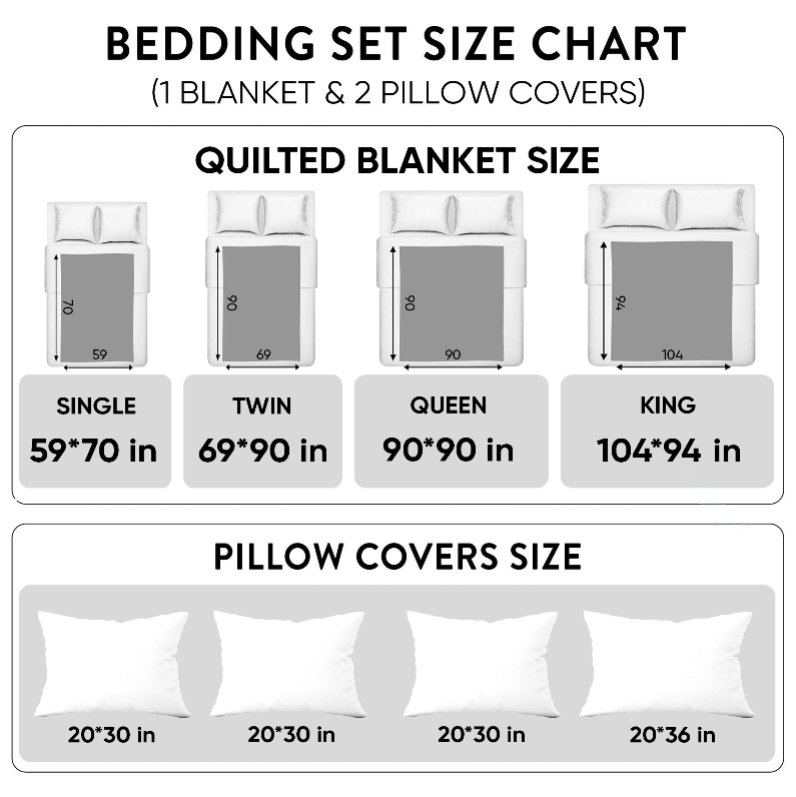 Ember Roots 3-Piece Quilted Bedding Set NCU0TD2495