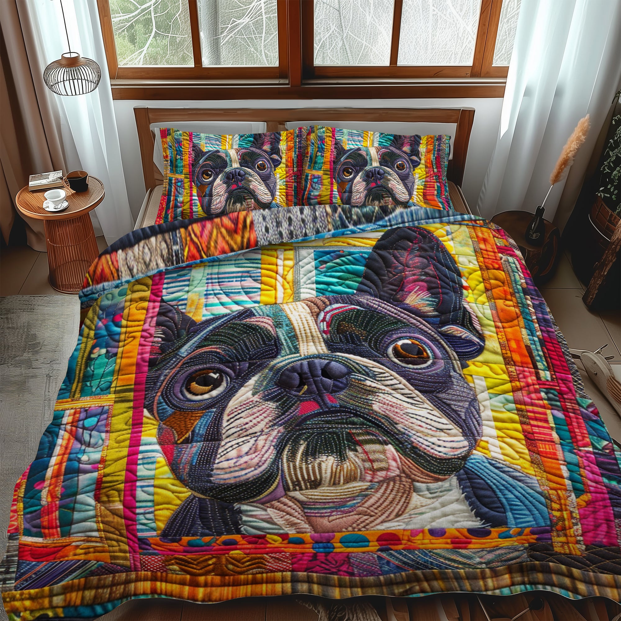 Canine Commander 3-Piece Quited Bedding Set NCU0NNT848