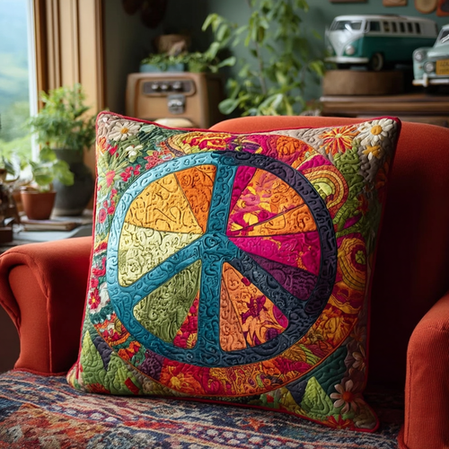 Cosmic Peace Night Quilted Pillow Case NCU0TV185