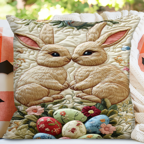 Floral Hop Quilted Pillow Case NCU0VH3442