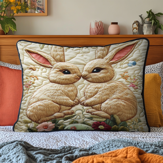 Floral Hop Quilted Bedding Pillow Case NCU0VH3443