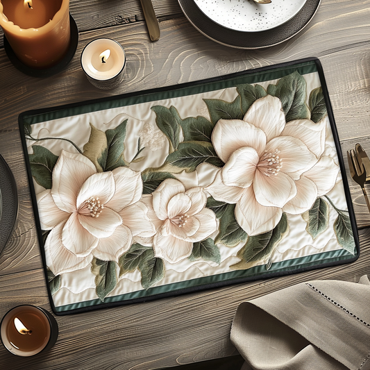 Delicate Bloom Quilted Place Mat NCU0VH3445