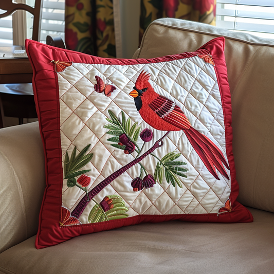 Scarlet Harmony Quilted Pillow Case NCU0DK100