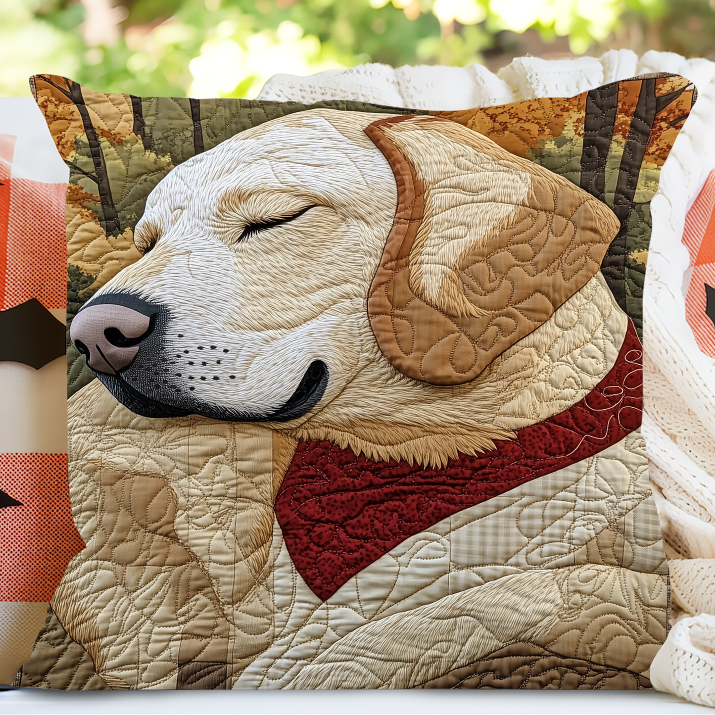 Fetch in the Fields Quilted Pillow Case NCU0DK1318