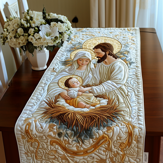 Nativity Quilted Table Runner NCU0VT47