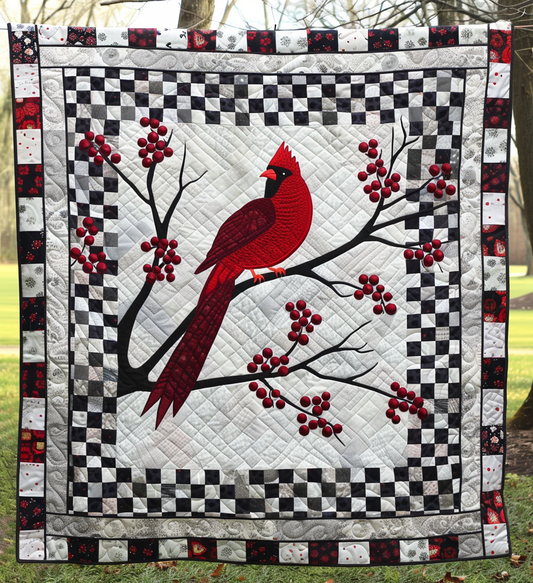 Cardinal Crest Quilted Blanket NCU0DK063