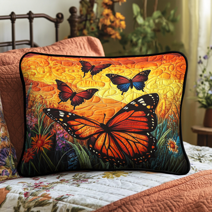 Golden Sunset Flight Quilted Bedding Pillow Case NCU0NT4158