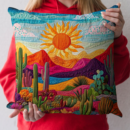 Cactus Glow Quilted Pillow Case NCU0NT5083