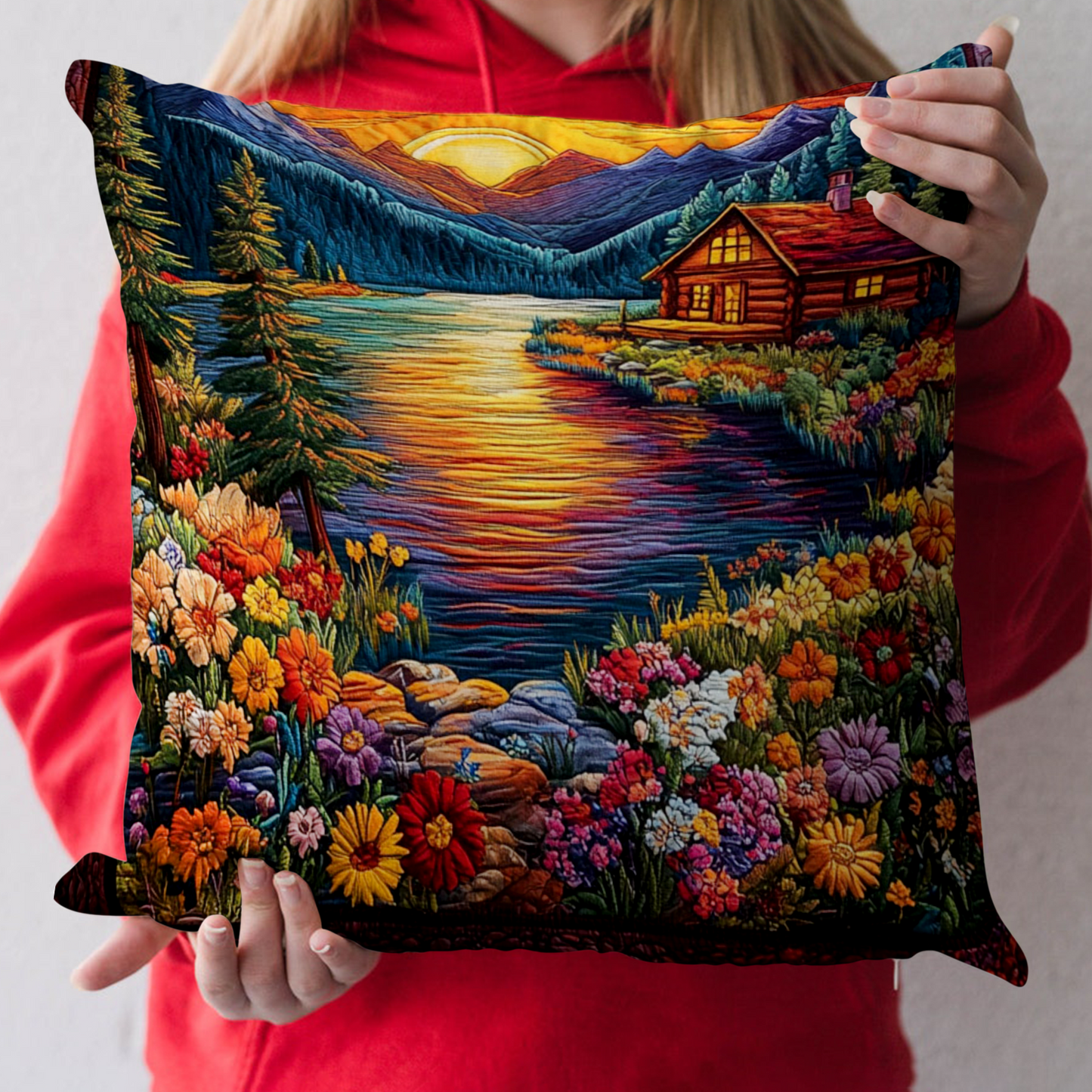 Alpine Serenity Quilted Pillow Case NCU0NT5281