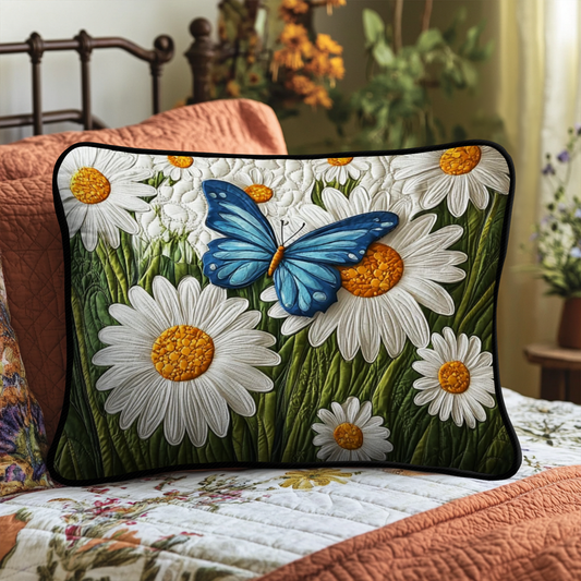 Butterfly Garden Quilted Bedding Pillow Case NCU0NT6035