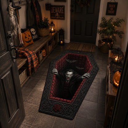 Crypt Awakening Custom Shape Area Rug NCU0TV2030
