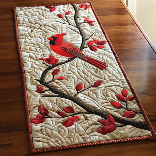 Ruby Reflections Quilted Table Runner NCU0DK081