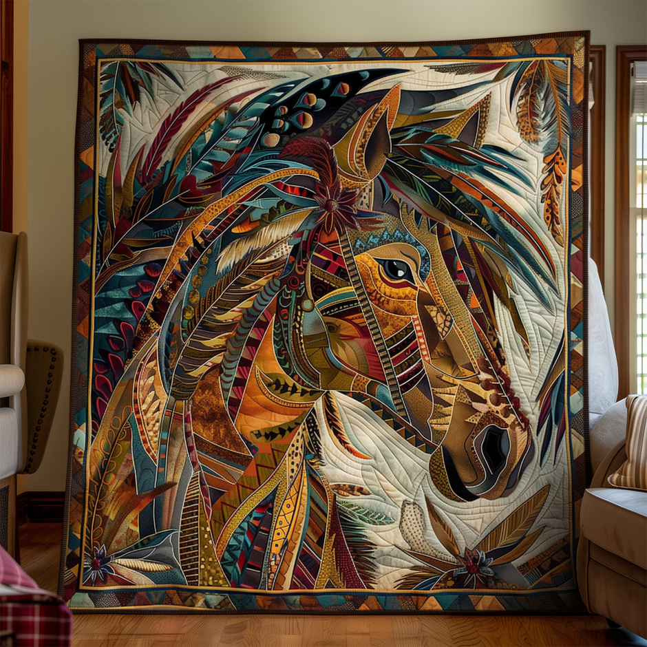 Indigenous Hues Quilted Blanket NCU0PT241 main image 0