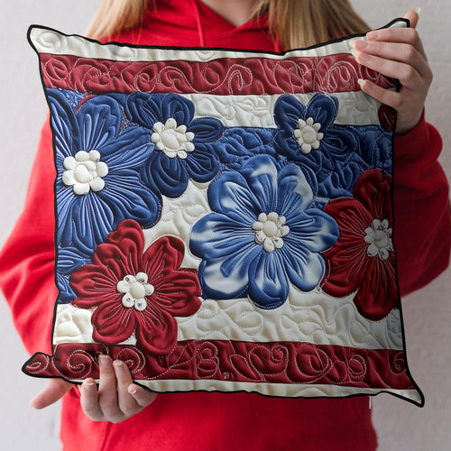 Daisies for Independence Quilted Pillow Case NCU0PT3504