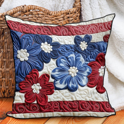 Daisies for Independence Quilted Pillow Case NCU0PT3504