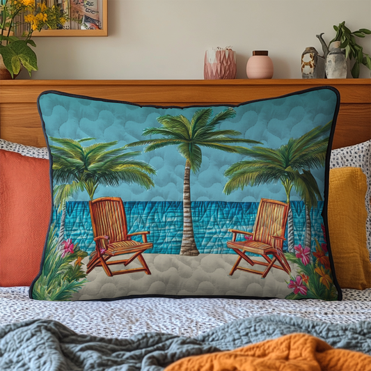 Shore Break Quilted Bedding Pillow Case NCU0VL2331