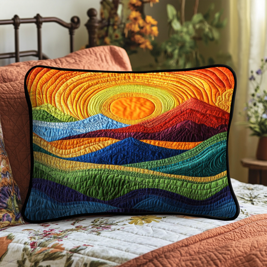 Radiant Mountains Quilted Bedding Pillow Case NCU0NT6041