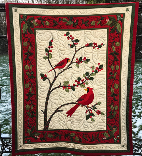 Scarlet Perch Quilted Blanket NCU0DK068