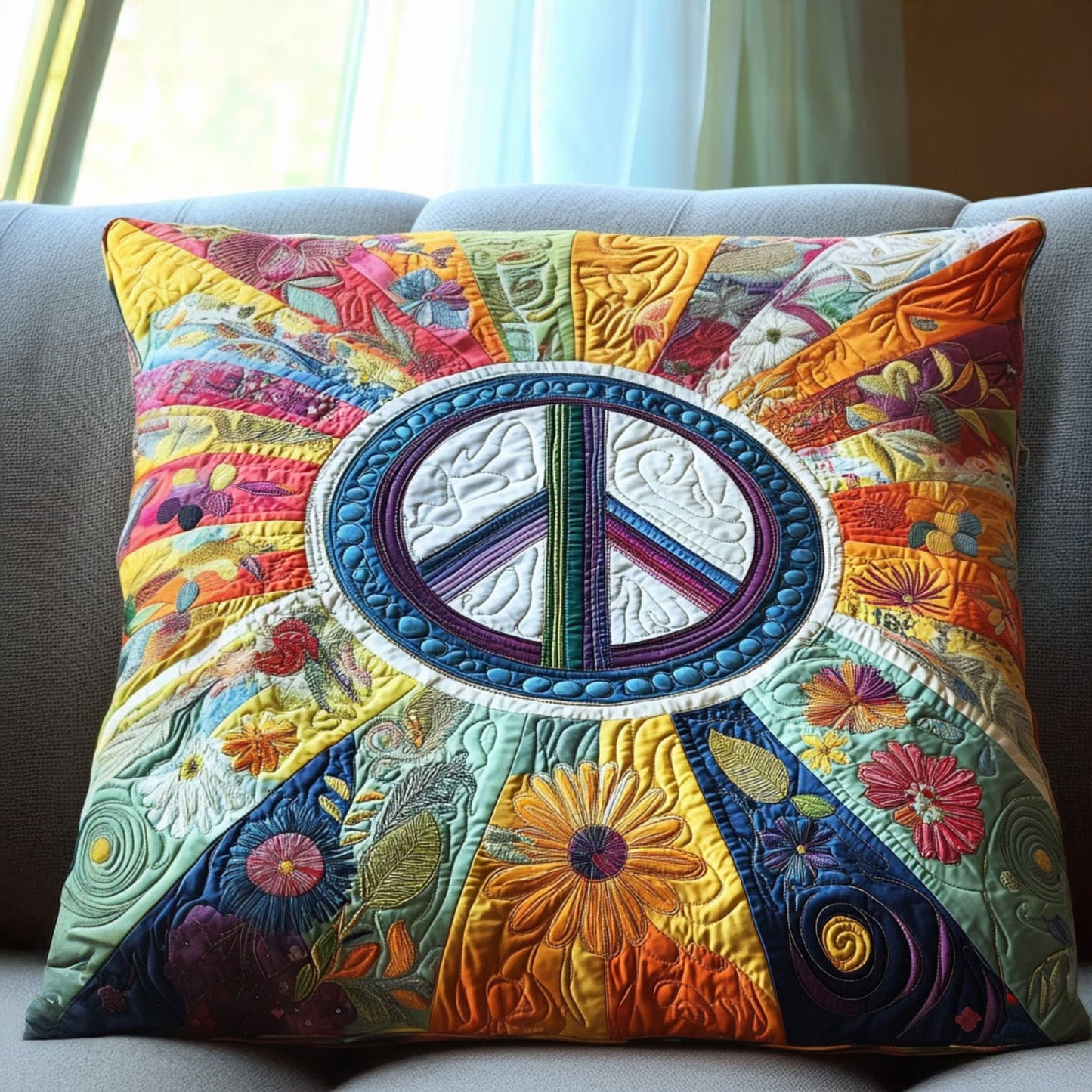 70s Vibe Quilted Pillow Case NCU0PT5987