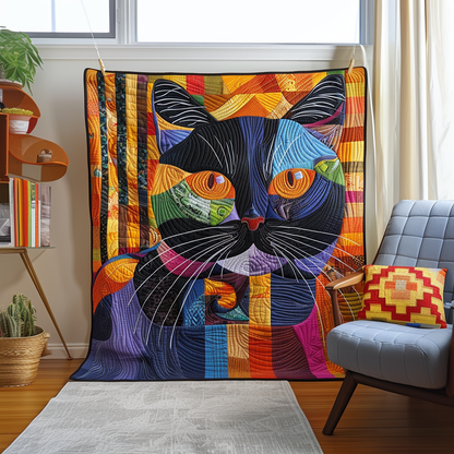 Purrfect Patterns Quilted Blanket NCU0DK151