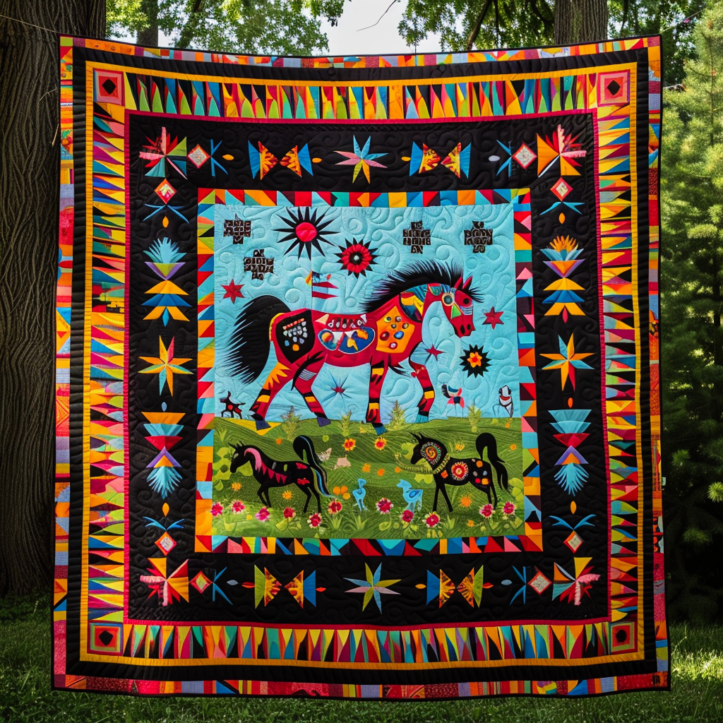 Wild Frontier Quilted Blanket NCU0DK038