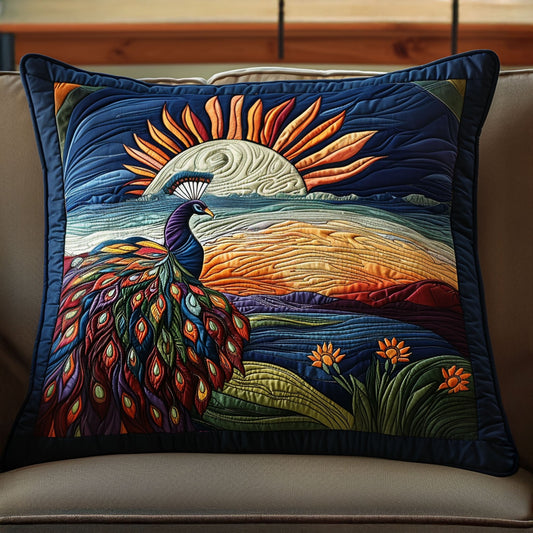 A Plumed Path Through Paradise Quilted Bedding Pillow Case NCU0PT6334