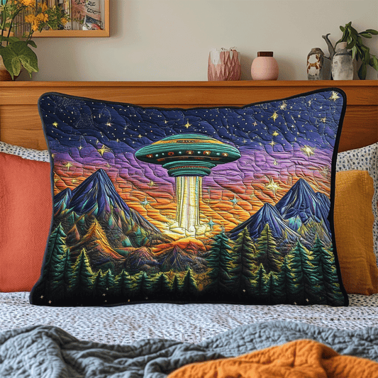 Abduction Aesthetic Quilted Bedding Pillow Case NCU0DV3961