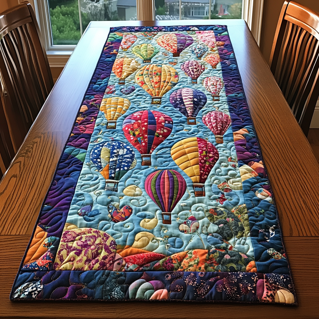 Above the Clouds Quilted Table Runner NCU0DV3407