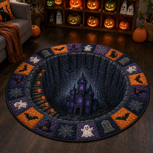 Abyss Castle Quilted Round Mat NCU0TD2897