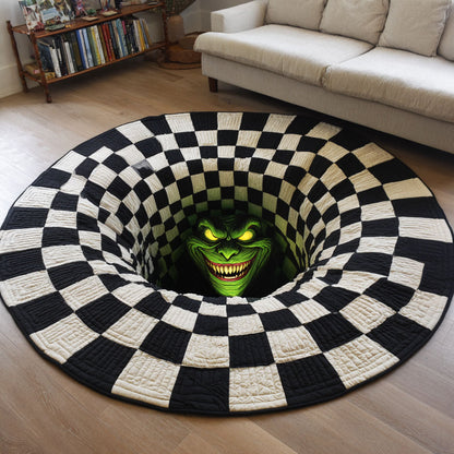Abyss Demon Wait Quilted Round Mat NCU0TD758