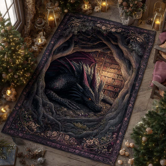 Abyssal Void Serpent Area Rug NCU0XD2160