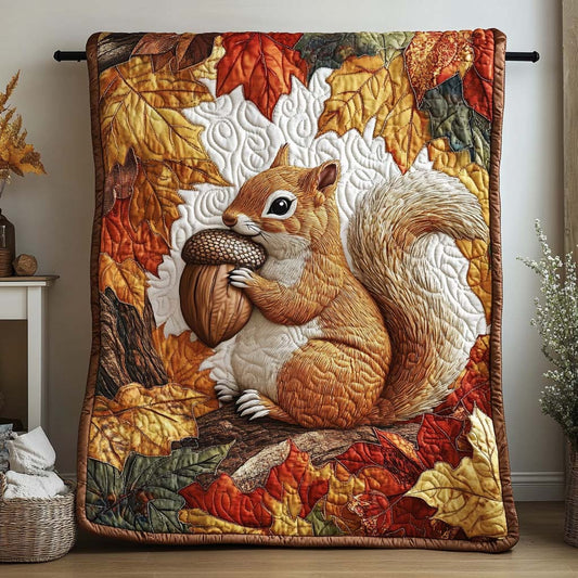Acorn Adventure Quilted Blanket NCU0NT9398