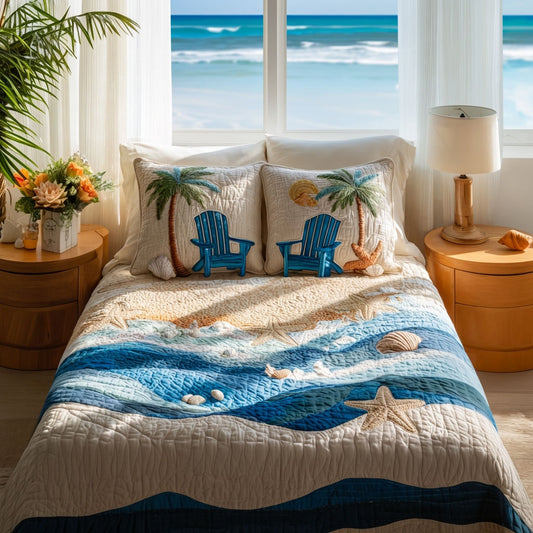 Adirondack Sunset 3-Piece Quilted Bedding Set NCU0PT11648