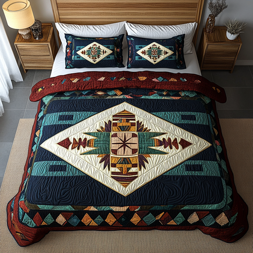 Adobe Dream 3-Piece Quilted Bedding Set NCU0DK5096