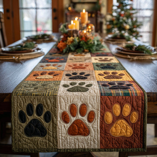 Adorable Paws Quilted Table Runner NCU0DV8958