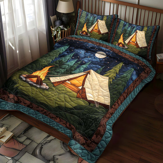Adventure Camp 3-Piece Quilted Bedding Set NCU0NT668