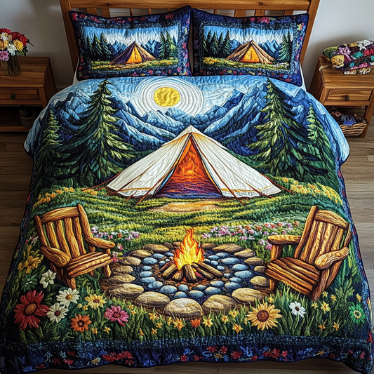 Adventure Spirit 3-Piece Quilted Bedding Set NCU0VL2093