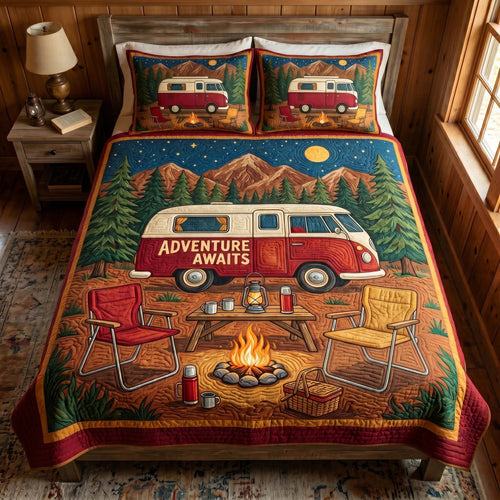 Adventure Stay 3-Piece Quilted Bedding Set NCU0XD2784