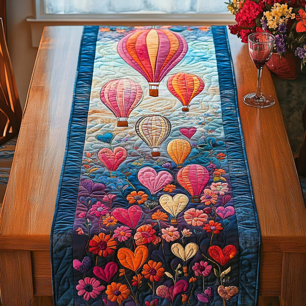 Aerial Majesty Quilted Table Runner NCU0DV3405