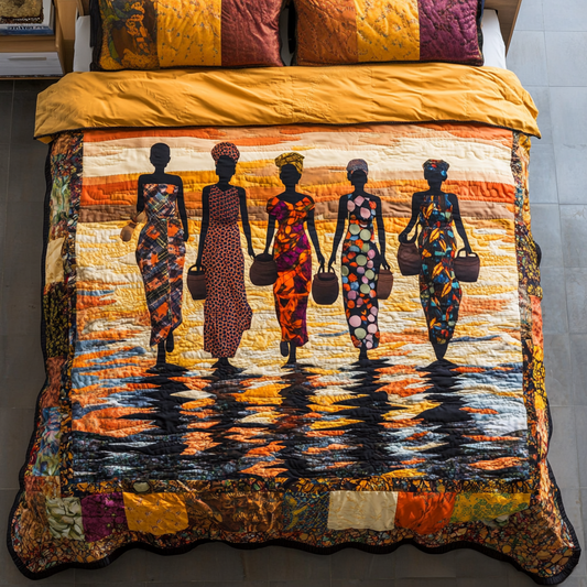 African Dream 3-Piece Quilted Bedding Set NCU0DK7824