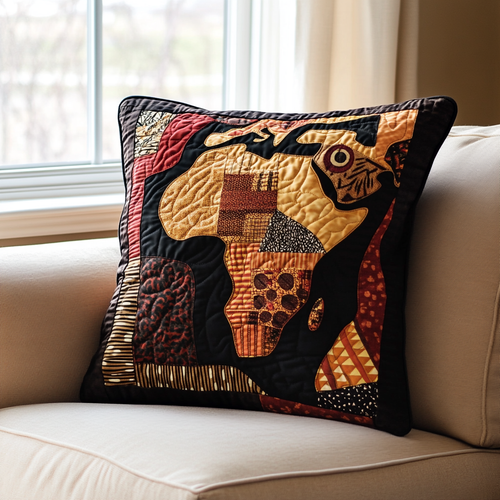 African Essence Quilted Pillow Case NCU0DK8337