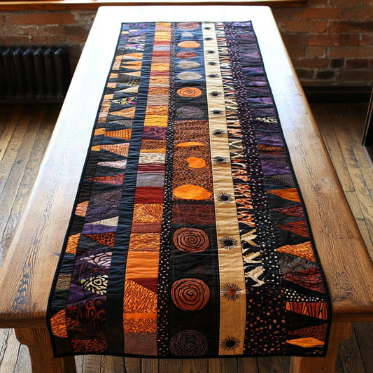 African Fusion Quilted Table Runner NCU0DK7841