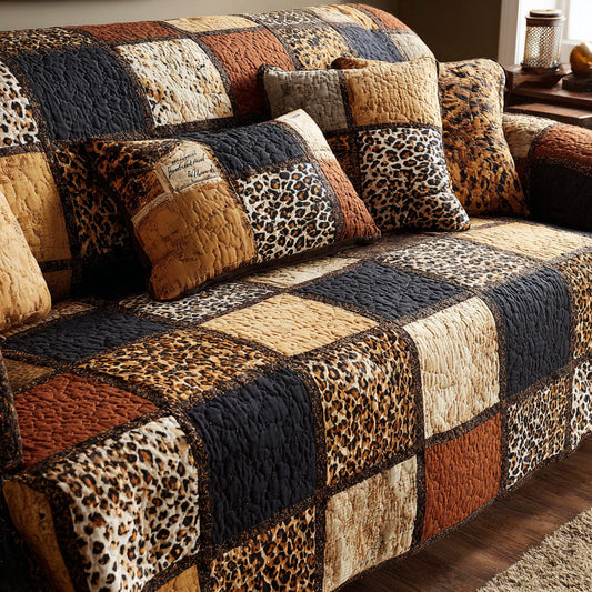 African Harmony Quilted Sofa Cover NCU0NT12105