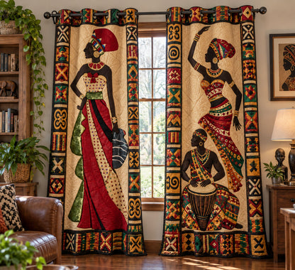 African Legacy Quilted Curtains NCU0PT12120