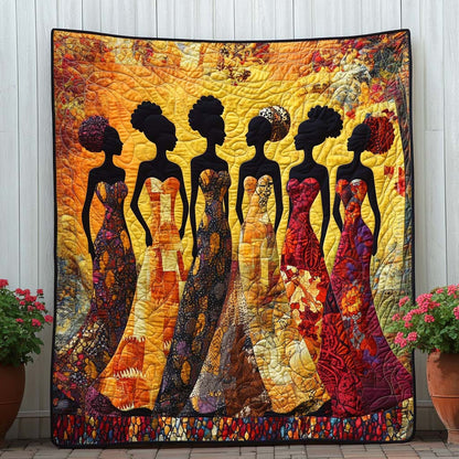 African Queenscape Quilted Blanket NCU0NT7578