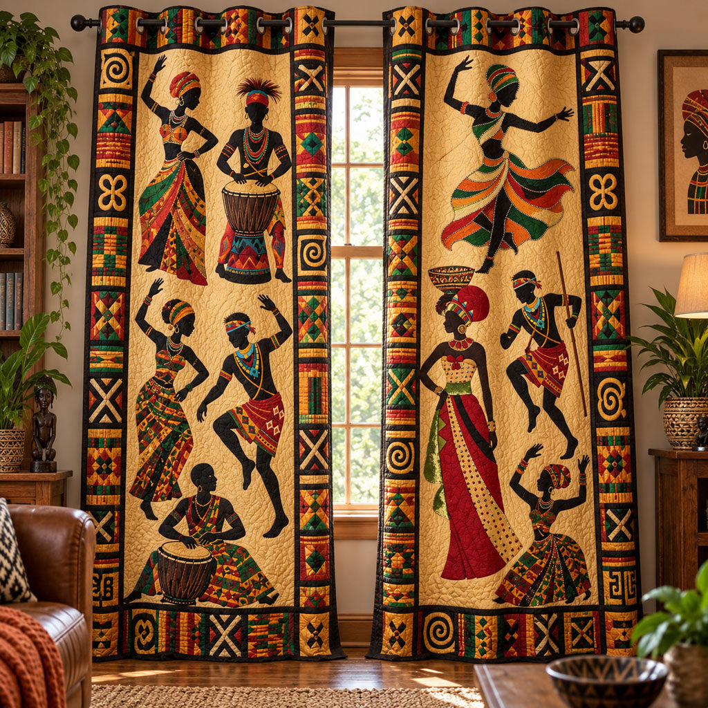 African Soul Quilted Curtains NCU0PT12123