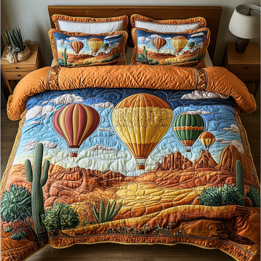 Air Escape 3-Piece Quilted Bedding Set NCU0DK7121